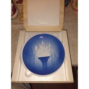 First Issue Olympiade Munchen 1972 Plaque; 1972 Munich Olympics plaque, 1972...